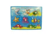 Puzzle With Knobs - Sea Animals