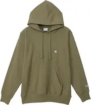 [Champion] C3-Y131 Men's Hoodie, Long Sleeve, 10 oz, 100% Cotton, One Point Logo, Reverse Weave (R) Hooded Sweatshirt