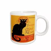 3dRose Cats Le Chat Noir Mug