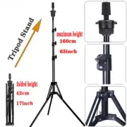 Adjustable Wig Stand Tripod for Mannequin Head Training Making Wigs Styling