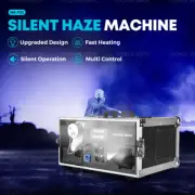 MOKA Silent Haze Machine with Flight Case Timer Mist Fog Machine for Stage
