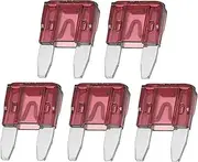 X AUTOHAUX 5 Pcs Mini 40AMP APM/ATM Universal Car Fuse Blade Style Fuses Short Circuit Protection - Automotive Car Boat Truck SUV RV - Plastic Metal Deep Purple