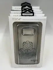 Silver Liquid Glitter Hamsa Tech2 Premium Ultra Thin Case Samsung S8 Lot of 5