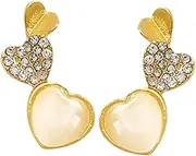 [SAFIGLE] Unique Women's Earrings Creative Heart Shape Earrings Fashionable and Elegant for Her