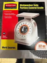 Rubbermaid Pelouze 32oz x 1/4 oz Portion Control Scale Model # 632SRW