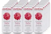 Coco Coast Raspberry Sparkling Coconut Water 500 Ml (Pack of 24)