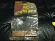 Sealed Bachmann Big Haulers G Scale 2 Chicken Crates set #92412