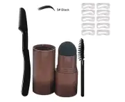 Eyebrow Stamp Stencil Kit Eyebrow Stamp And Shaping Kit Waterproof Brow Stamp Hairline Shadow Powder