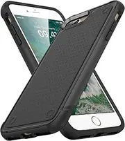 Gewhineul Retro Dot Pattern Case Compatible with iPhone 7 Plus / 8 Plus, Built-in Airbag Cushion in Every Corner, Anti-Scratch and Anti-Fingerprint Smartphone Case