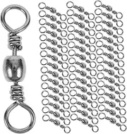 Fishing Hook Line Connector Rolling Swivels Compact Fishing Tackle Accessories for Freshwater