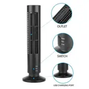 Tower fan vertical air conditioner bladeless electric fan mini