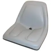 Gray Michigan Style Seat W/O Slide Track Fits Massey Ferguson Tractors