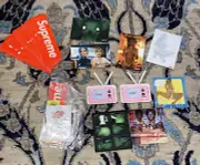 Assorted Supreme stickers