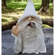 Tirifer Garden Gnome, Wizard Gnome 3D Dwarves, Polyresin Outdoor Medium