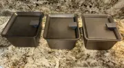 Set/3 Ninja Blender Prep Containers, Never Used (6 Pieces)