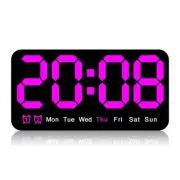 Large Digital Wall Clock,9.5 Inch,Led Alarm Clock with Big Digits,,for8315