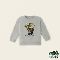 在飛比找momo購物網優惠-【Roots】Roots 小童-冬日海狸系列 刷毛圓領上衣(