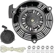 YGQ Pull Start Assembly for Honda GCV135 GCV160 GCV190, 28400-Z0L-V20ZA Black Recoil Starter for GCV 160 Lawn Mower Pressure Wahser