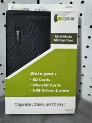 GiiNii Multi-Media Storage Case for SD Cards MicroSD Cards USB Zip Drives