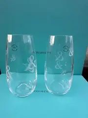 Tiffany & Co Ampersand Stemless Champagne Flutes