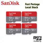 Micro SD Card SanDisk Ultra 64GB 128GB 256GB 512GB 1TB Class 10 Memory Card SDXC
