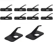 10Pcs Black Plastic Arrow Rest for RH Recurve Bow Hunting Shooting Accessory