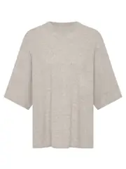 St. Agni Cashmere Copain Tee in Grey