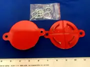 Fire Department Connection Caps - Red Fire Sprinkler Covers 2 1/2" Thread