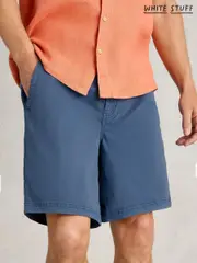 White Stuff Blue Sutton Drawstring Shorts (W38326) | $104