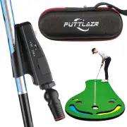 Indoor Golf Training Aid, Golf Putting Trainer for Perfect Alignment Tool, Red L