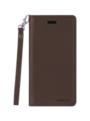 Goospery Bluemoon Flip Case for iPhone 13 Pro - Brown