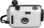 35mm Film Camera, Reusable Retro Film Camera with Waterproof Case, Kids Point and Shoot Camera, 1/100s Shutter Speed, F /9 28MM Lens, Lightweight, for Snorkeling Swimming (Black