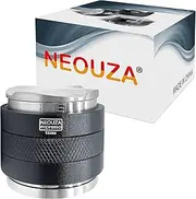 NEOUZA 51mm Laser Calibration Scale Coffee Distributor & Tamper 2 in 1,Laser Marking Scale,Dual Head Coffee Leveler Fits for 51mm Delonghi Portafilter, Adjustable Depth,Four-Fan