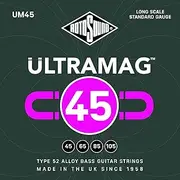 Rotosound UM45 - Ultramag 4 String Bass Guitar Strings - 45-105