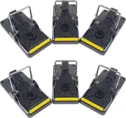 6 X Mouse Trap, 6 Pack Heavy Duty Reusable Snap Traps That Kill Instantly, High