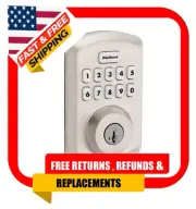Kwikset Powerbolt 250 10-Button Keypad Satin Nickel Electronic Deadbolt