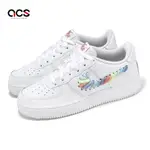 NIKE 休閒鞋 AIR FORCE 1 LV8 1 GS 大童 女鞋 白 AF1 彩虹編織 FQ4948-100