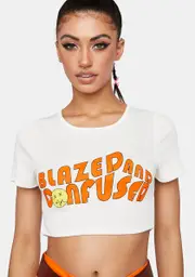 Out Of My Mind Crop Tee
