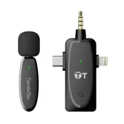 Wireless Microphone For Camera Wireless Lavalier Microphone For Iphone/android/c