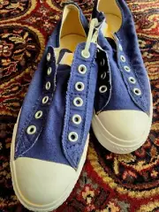 Converse Chuck Taylor All-Star Slip On Indigo Navy US Mens 7 Women 9 y2k Vintage