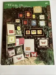 Annie Designs This is The Springtime Butterflies Flower Cross Stitch Leaflet