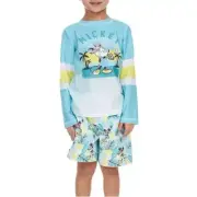 Micky Mouse 2-Piece Boys Swim Set Size 3T