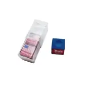 3 Pieces Of Blue Master Chalk & 1 Pool Cue Chalk Holder Case - Pool Player Gift