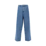[POLAR SKATE CO] POLAR SKATE CO 'Big Boy' oversized denim pants Man S S Blue