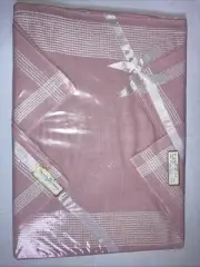 Irish Linens 8 Pc Set 4 Napkins/4 Placemats Pink Weave Fringe Ireland Vtg NIP