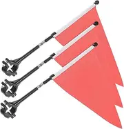 FOYTOKI Cycling Handlebar Flags for Kids 3 Pack Adorable Decor for Bikes Scooters Tricycles