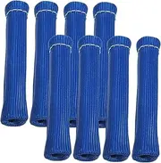 HEALEEP 8 Pcs Engine Spark Plug Boot Covers Durable Heat Shield Protector Sleeve for Spark Plug Wires High Temperature Resistant Easy to Install for Cars and Trucks
