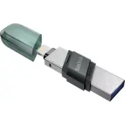 SanDisk 256GB iXpand 2-in-1 Flash Drive Flip USB 3.2 Gen 1 Type-A iPhone iPad