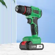 20-Volt Drill 2 Speed Electric Cordless Drill / Driver with Bits Set & BatteryuW