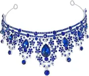 [Baluue] Girls Princess Headband Royal S Wedding Tiara Bridal Rhinestones Headband for Wedding Party